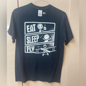Gildan Navy Blue Graphic T-Shirt